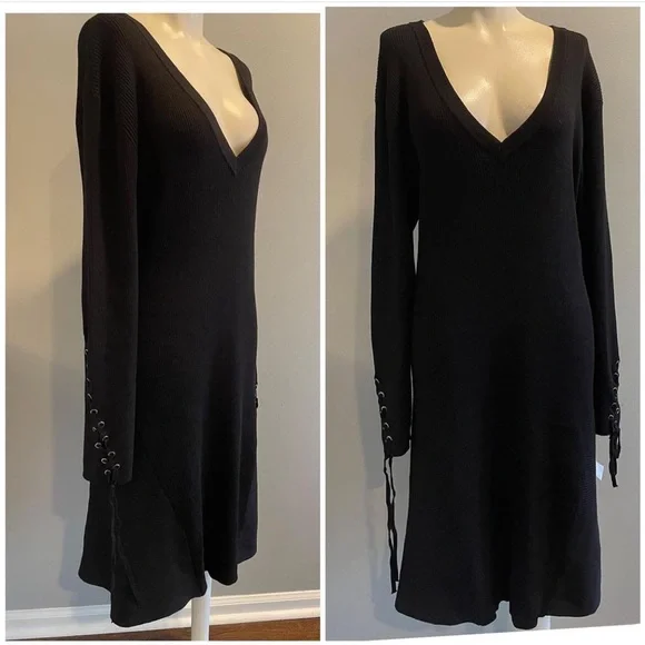 Black sweater dress - Picture 5 of 5